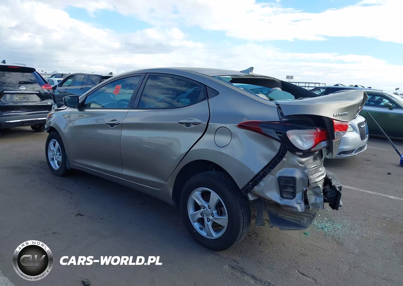 2014 Hyundai Elantra Se VIN:5NPDH4AE4EH518909 - 3
