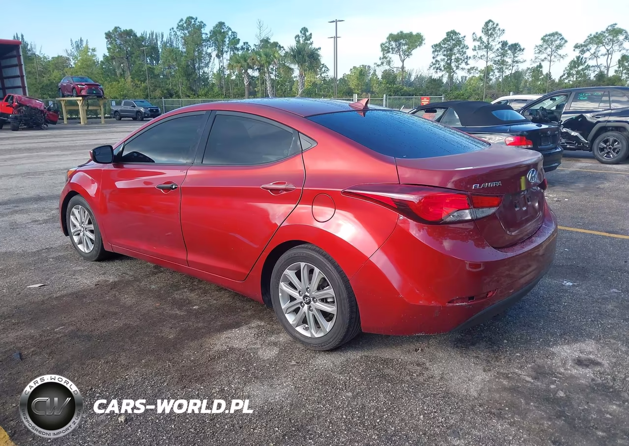 2014 Hyundai Elantra Se VIN:5NPDH4AE6EH544024 - 3