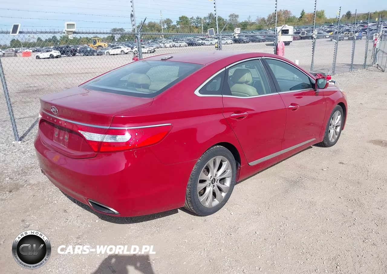 2013 Hyundai Azera VIN:KMHFG4JGXDA247255 - 4