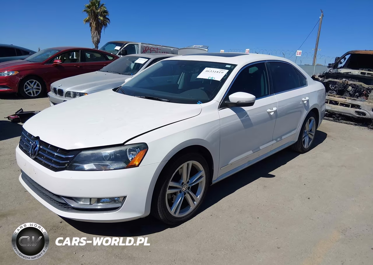 2014 Volkswagen Passat 2.0L Tdi Sel Premium VIN:1VWCN7A30EC093458 - 2