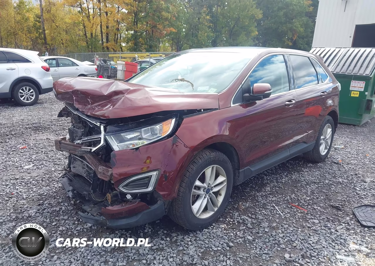 2015 Ford Edge Sel VIN:2FMTK4J81FBB40757 - 2