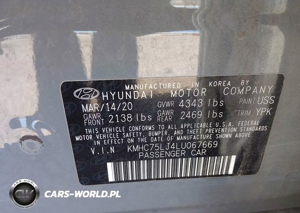 2020 Hyundai Ioniq Electric Se VIN:KMHC75LJ4LU067669 - 9
