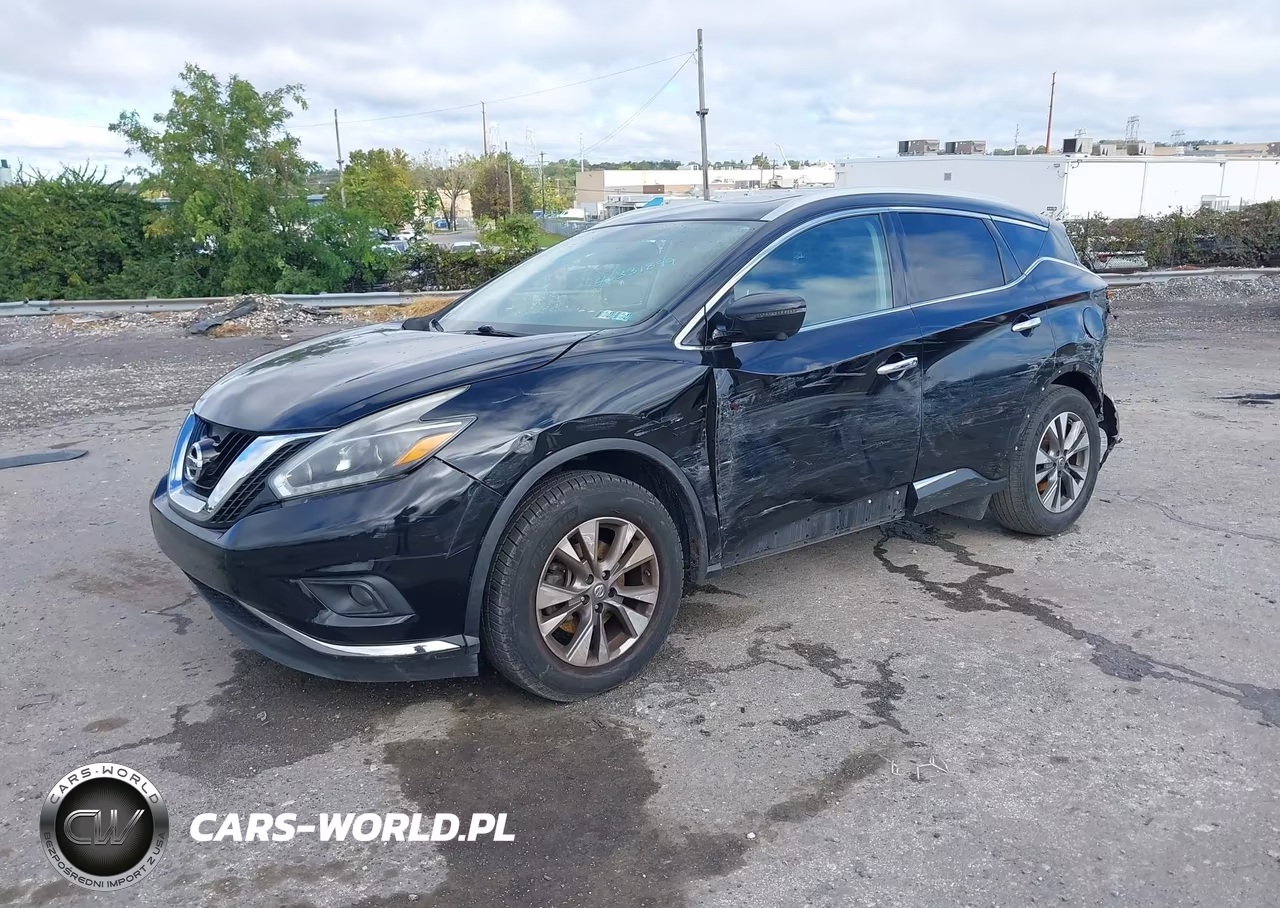 2018 Nissan Murano Sl VIN:5N1AZ2MH8JN114074 - 2