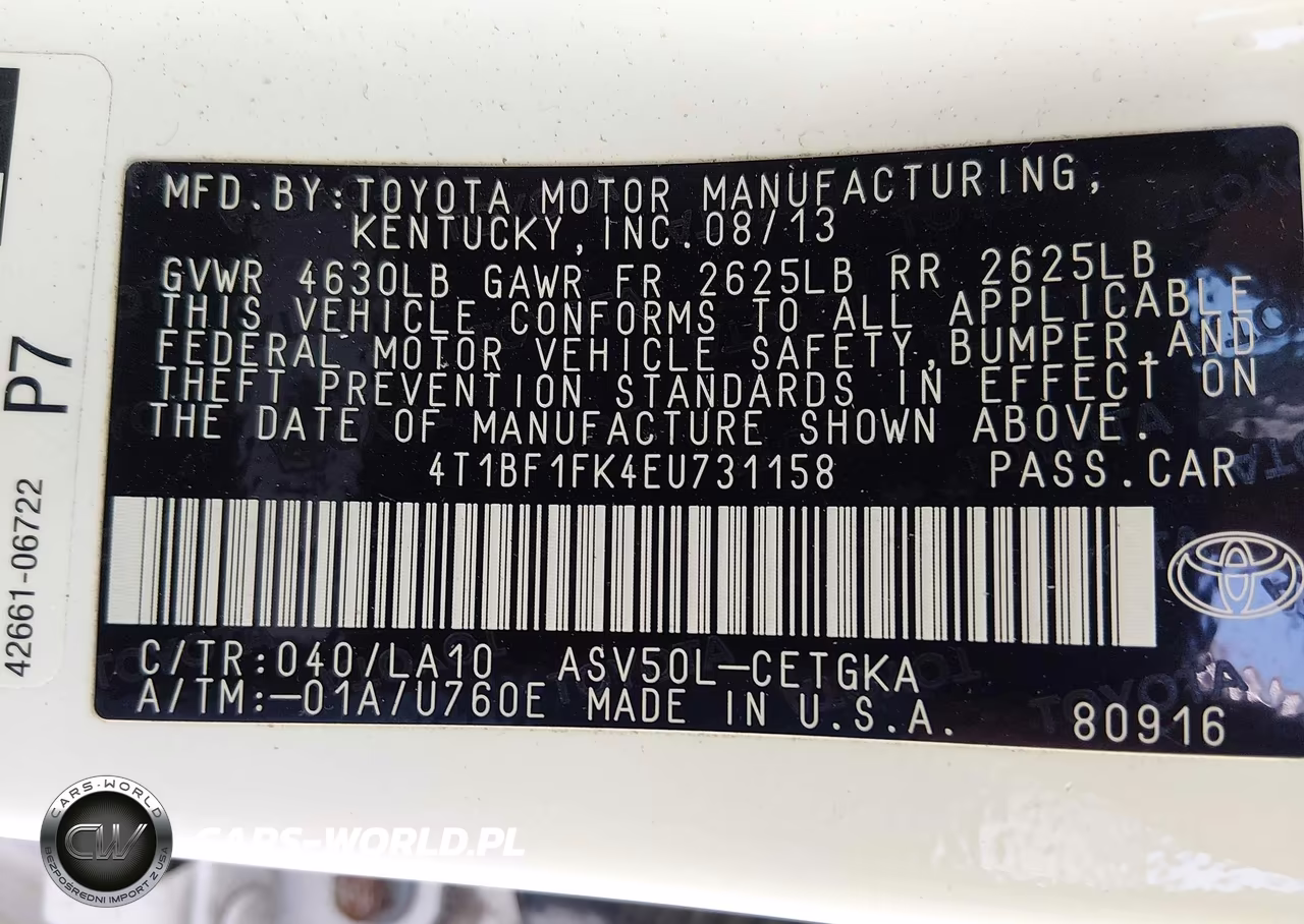 2014 Toyota Camry Xle VIN:4T1BF1FK4EU731158 - 9
