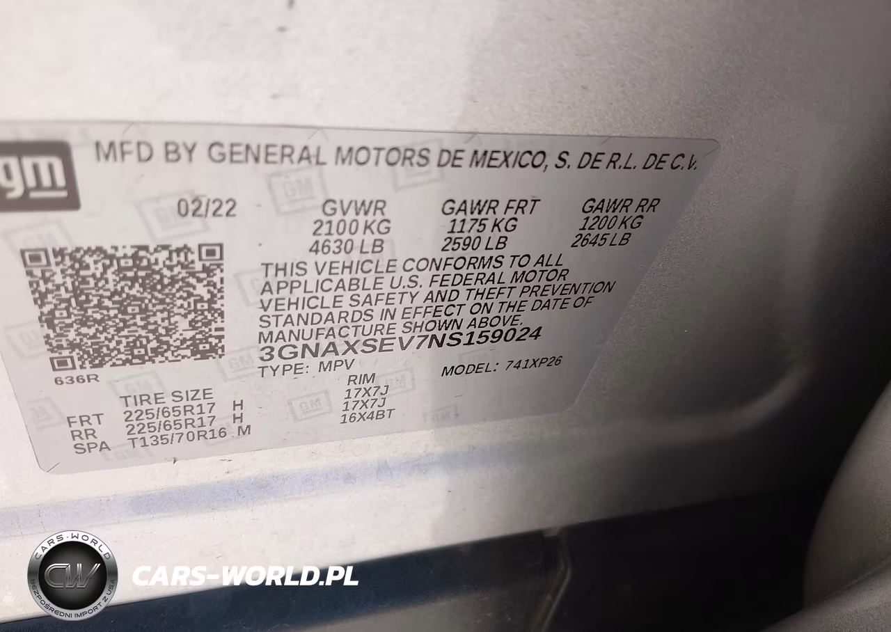 2022 Chevrolet Equinox Awd Ls VIN:3GNAXSEV7NS159024 - 9