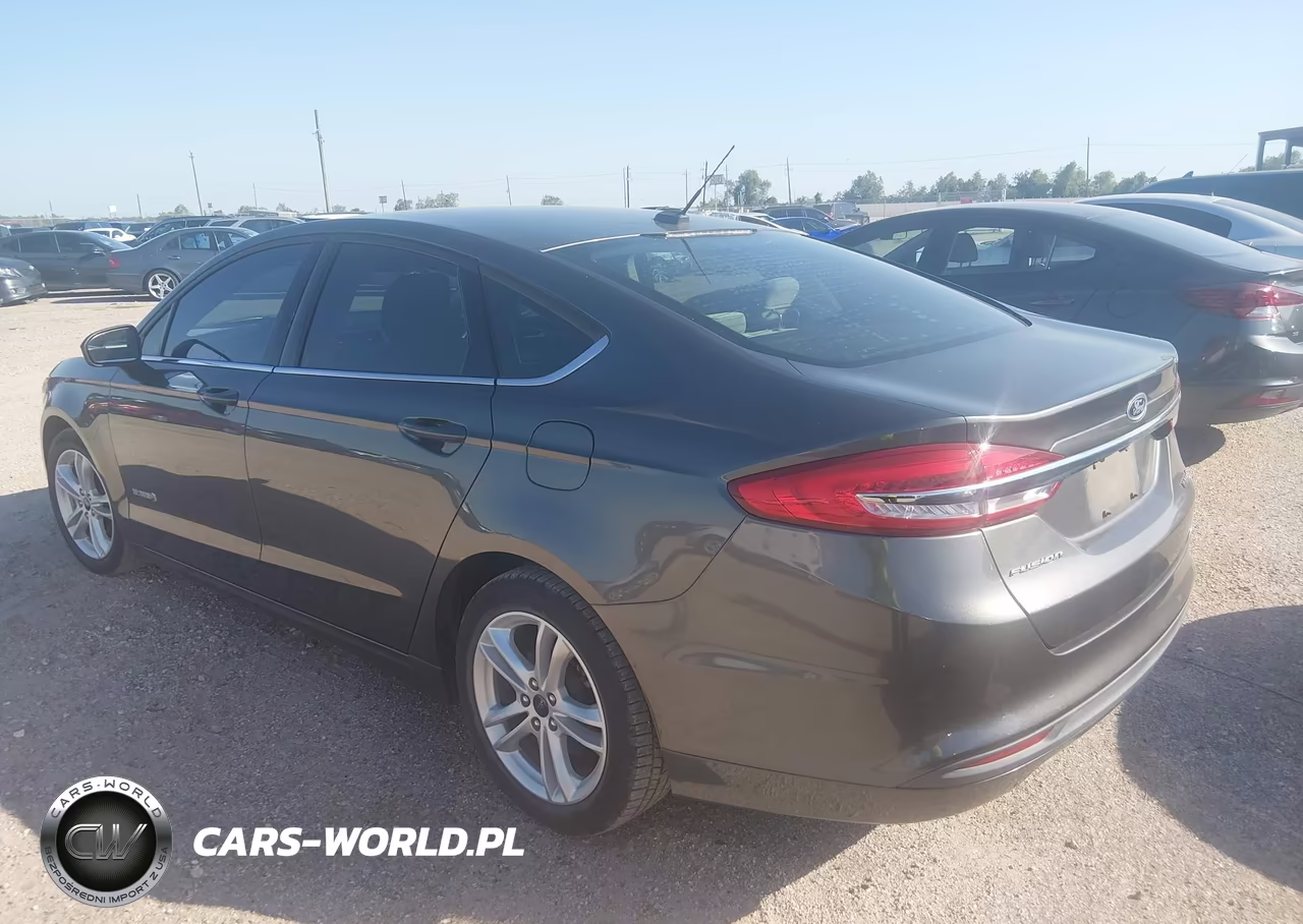 2018 Ford Fusion Hybrid S VIN:3FA6P0UU2JR198378 - 3