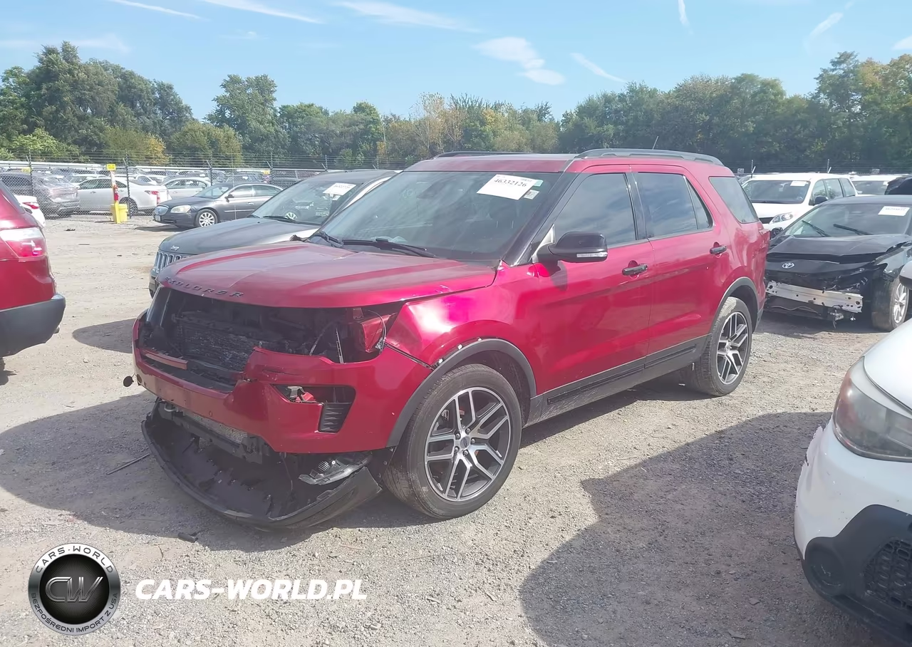 2018 Ford Explorer Sport VIN:1FM5K8GT8JGB66012 - 2