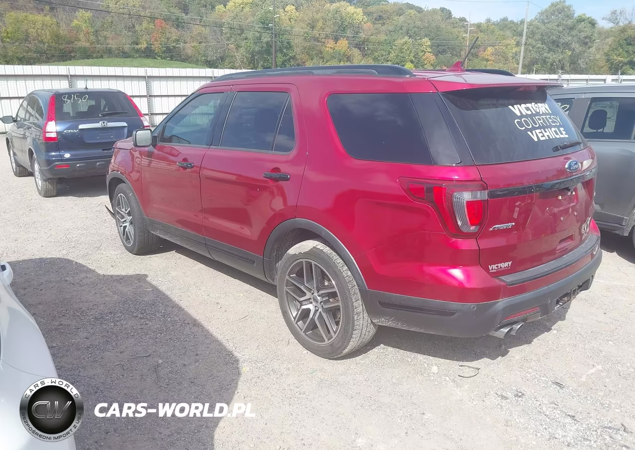 2018 Ford Explorer Sport VIN:1FM5K8GT8JGB66012 - 3
