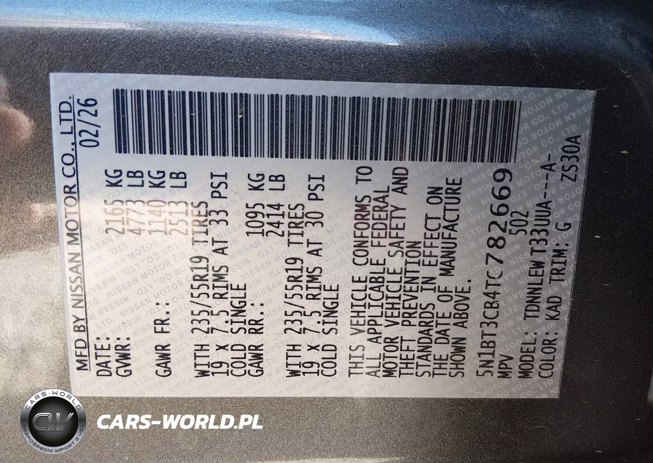 2026 Nissan Rogue Sl VIN:5N1BT3CB4TC782669 - 9