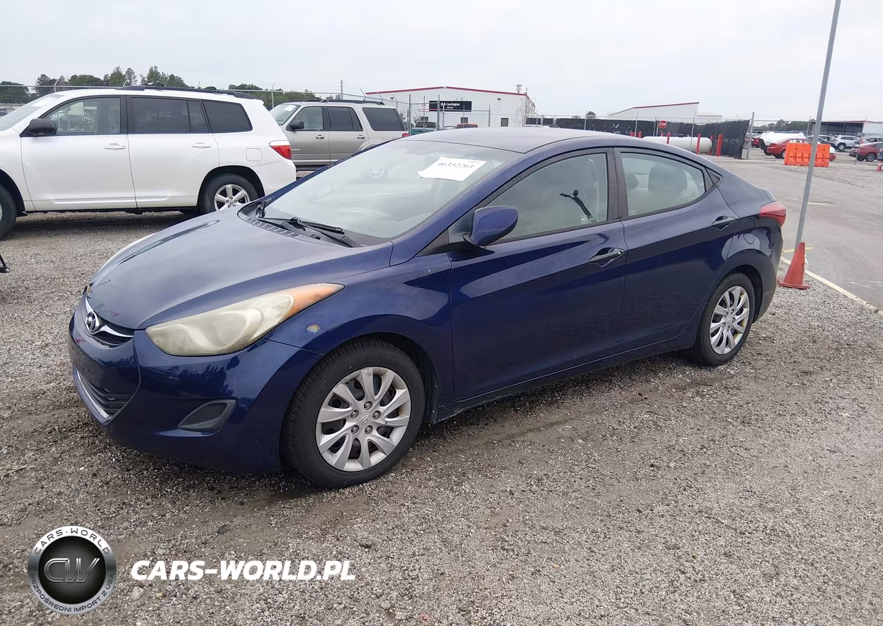 2012 Hyundai Elantra Gls VIN:5NPDH4AE9CH122746 - 2
