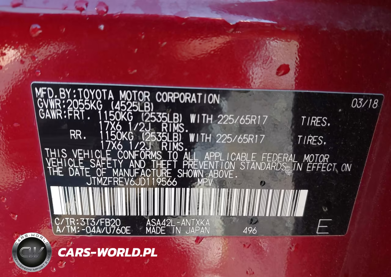 2018 Toyota Rav4 Le VIN:JTMZFREV6JD119566 - 9