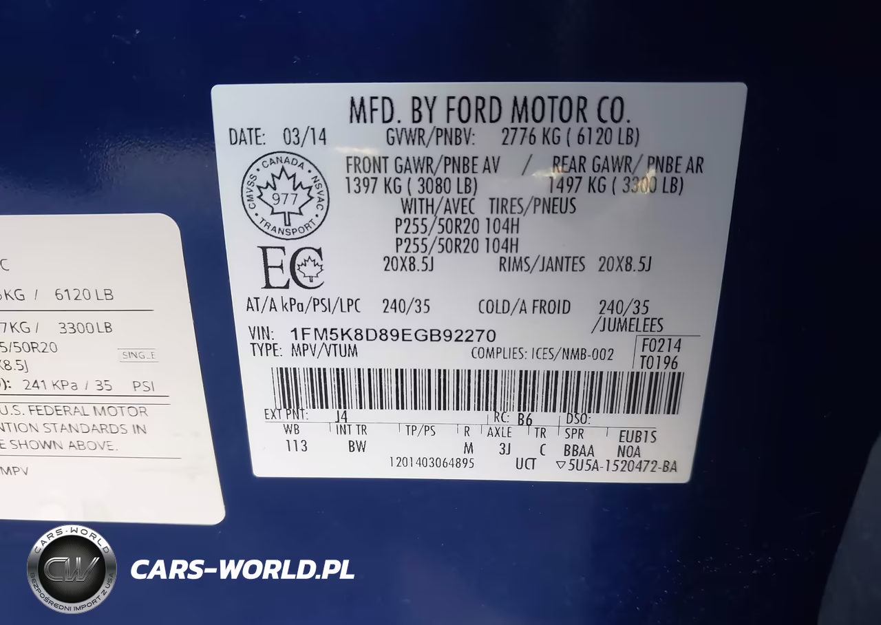 2014 Ford Explorer Xlt VIN:1FM5K8D89EGB92270 - 9