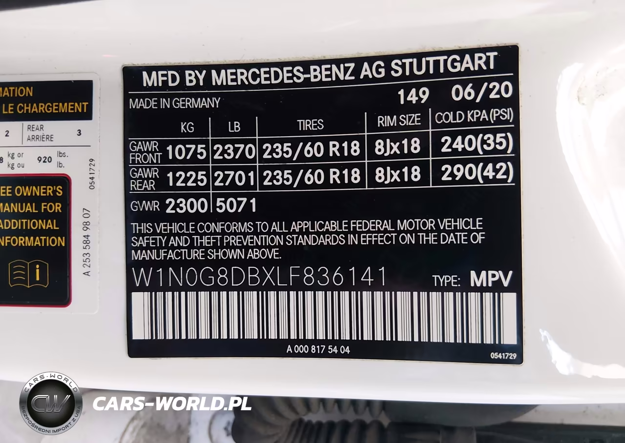 2020 Mercedes-Benz Glc 300 VIN:W1N0G8DBXLF836141 - 9