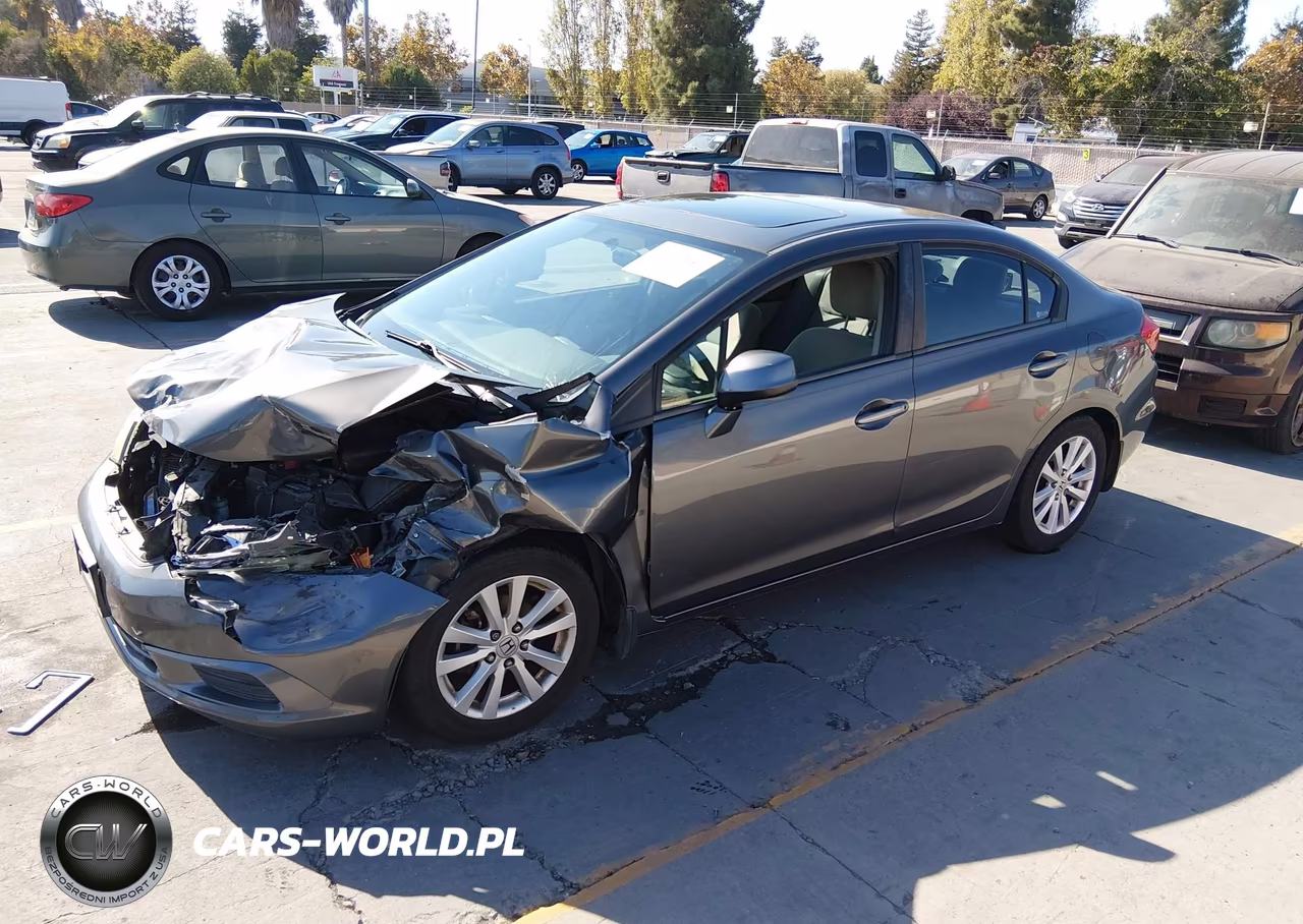 2012 Honda Civic Ex VIN:2HGFB2F88CH607875 - 2