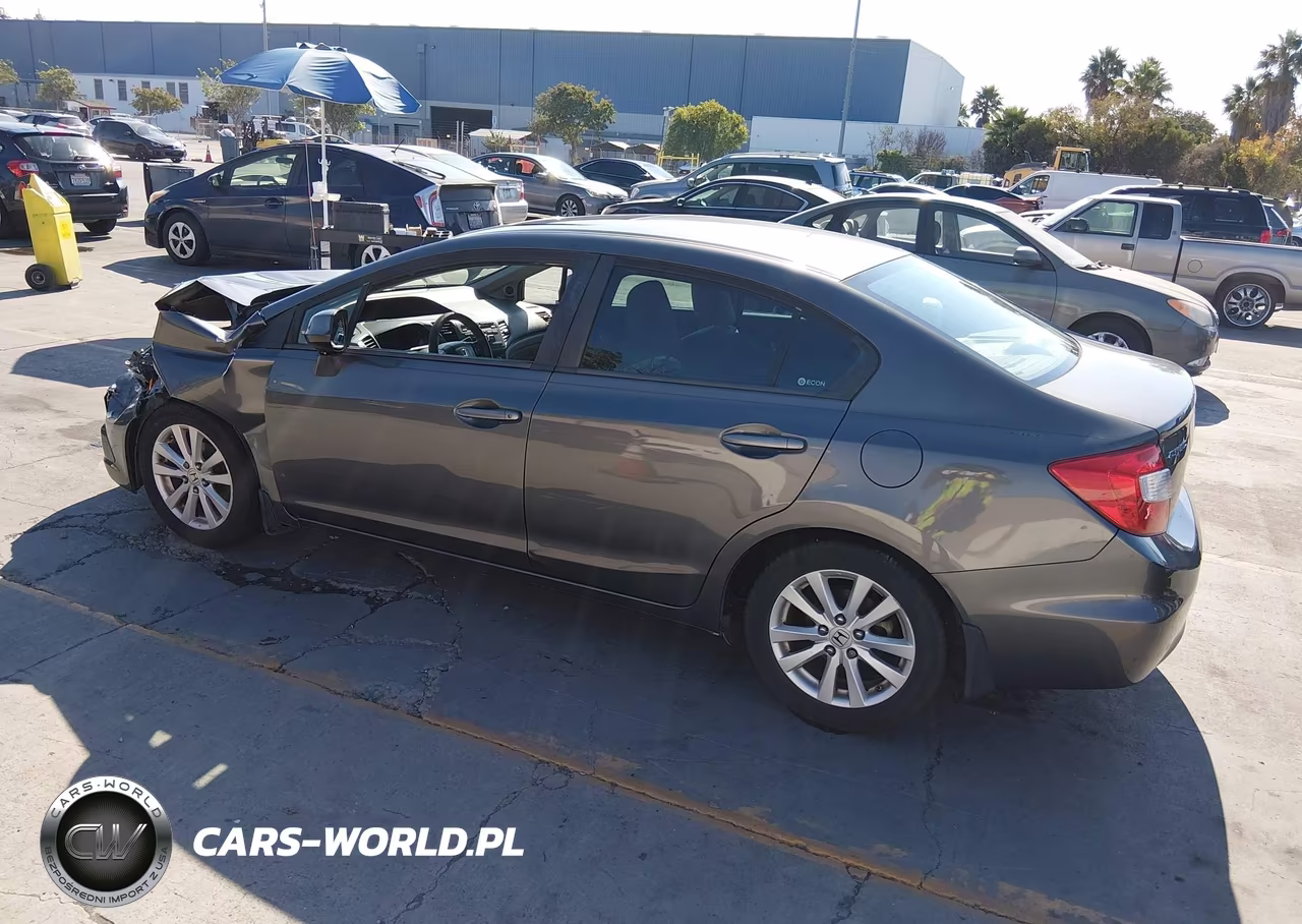 2012 Honda Civic Ex VIN:2HGFB2F88CH607875 - 3