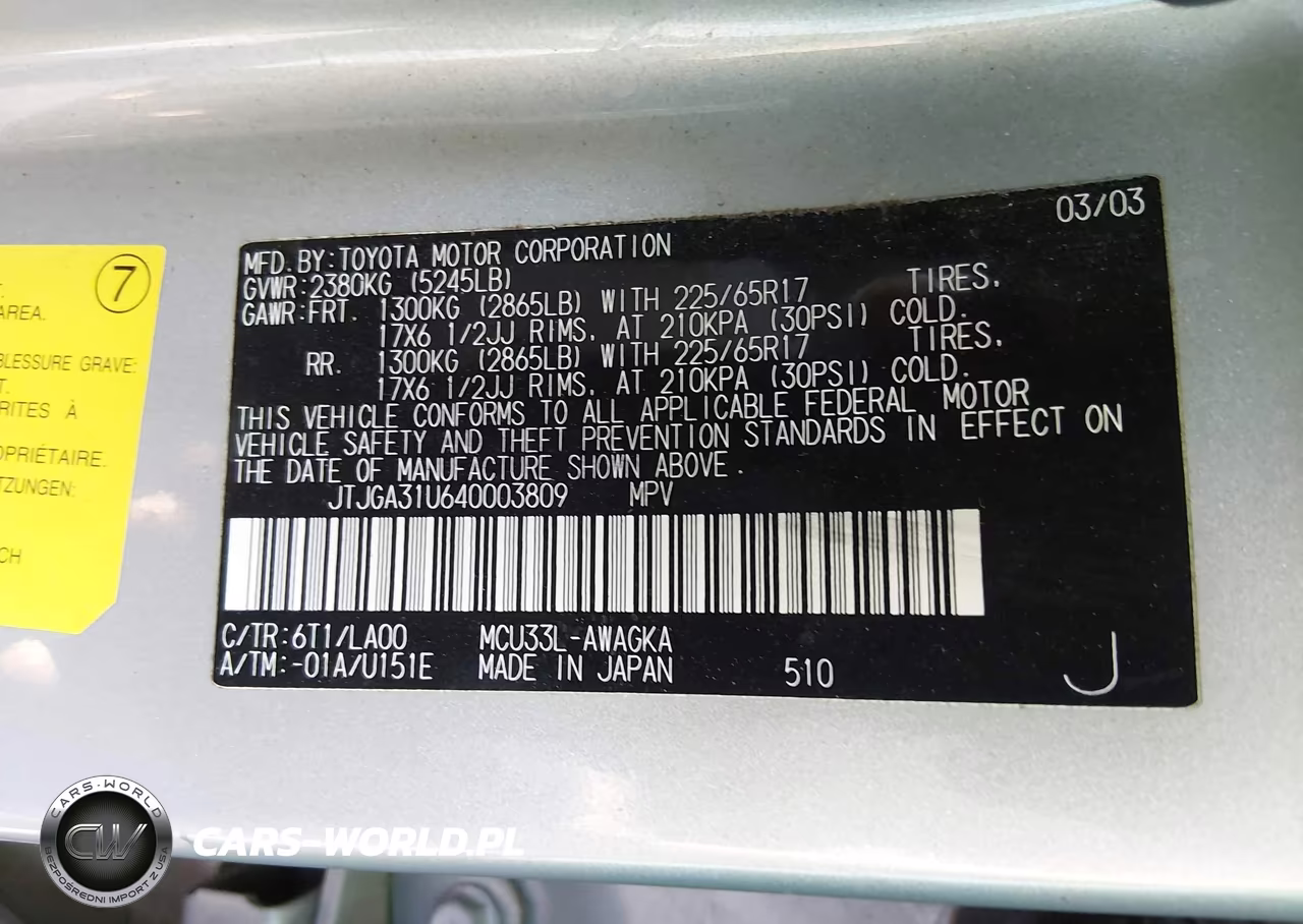 2004 Lexus Rx 330 VIN:JTJGA31U640003809 - 9