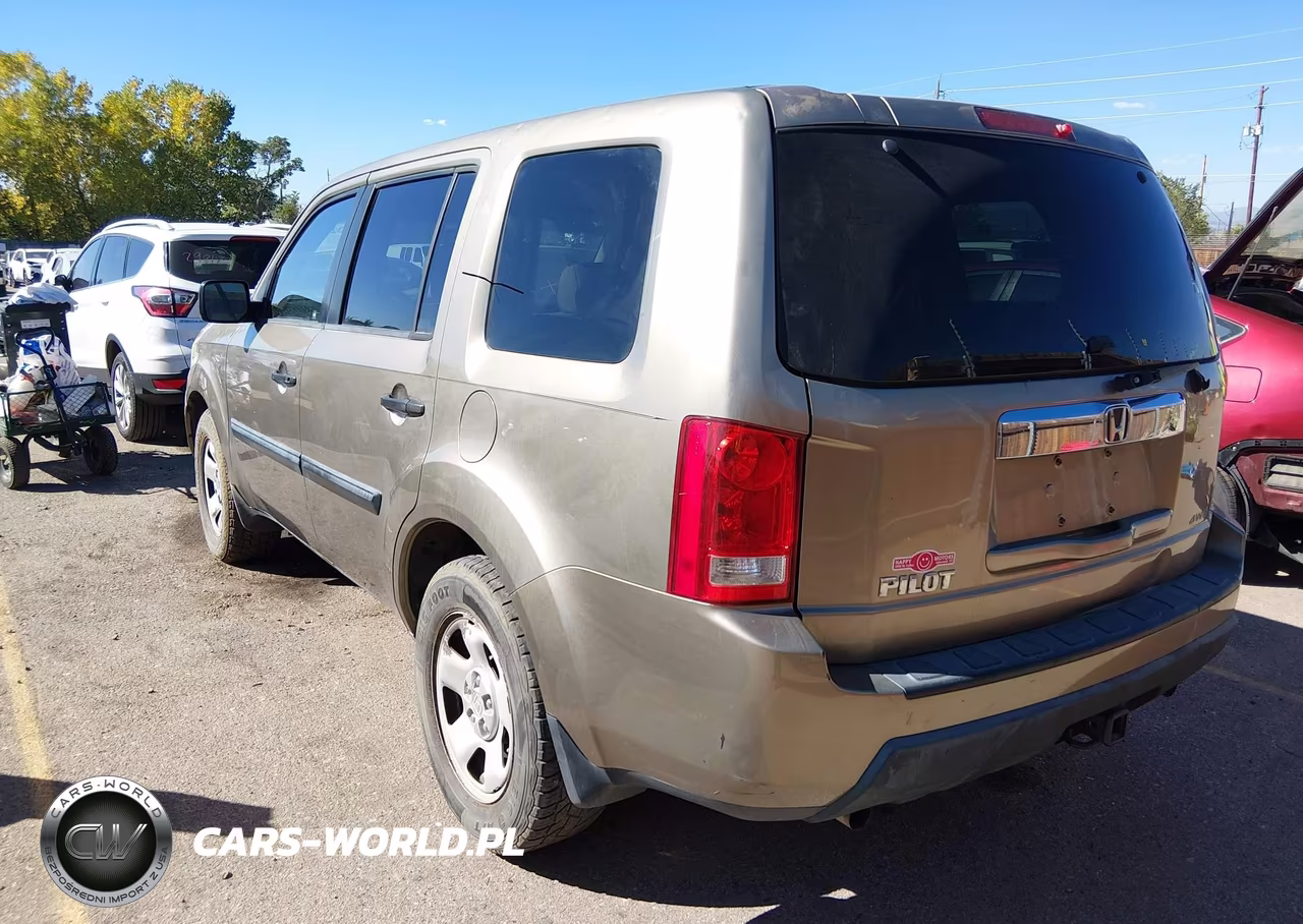 2009 Honda Pilot Lx VIN:5FNYF48229B039136 - 3