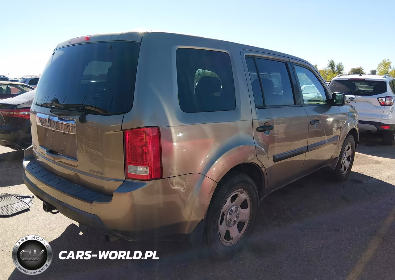 2009 Honda Pilot Lx VIN:5FNYF48229B039136 - 4