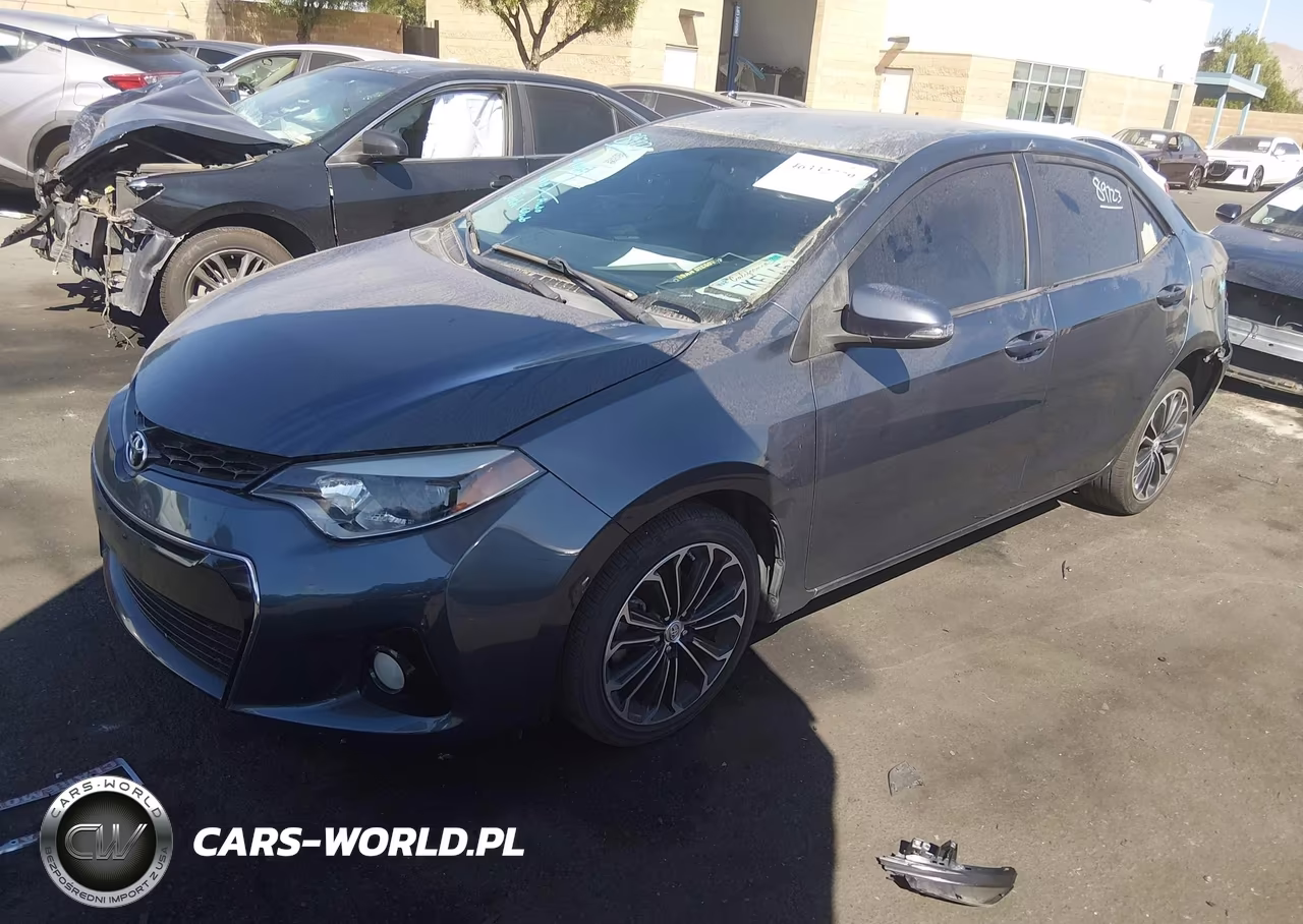 2015 Toyota Corolla S Plus VIN:5YFBURHE6FP280510 - 2