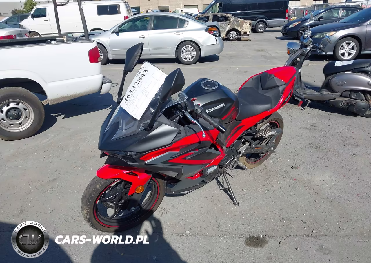 2025 Kawasaki Ex500 A-B VIN:ML5EXGJ14SDA68179 - 2