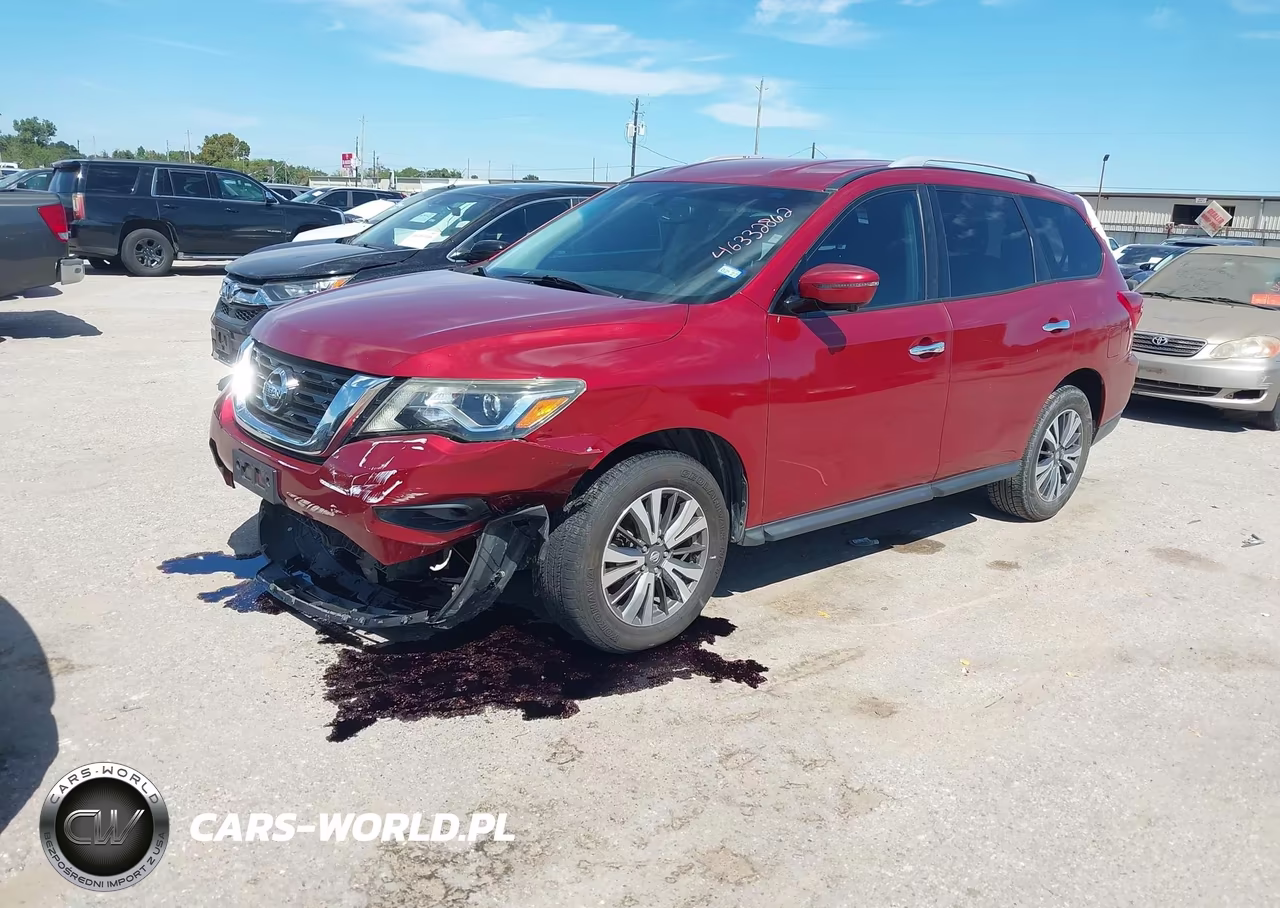2017 Nissan Pathfinder Platinum-S-Sl-Sv VIN:5N1DR2MN9HC616441 - 2