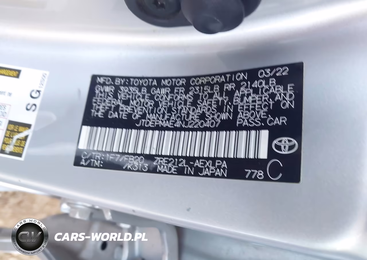 2022 Toyota Corolla Le VIN:JTDEPMAE4NJ220407 - 9