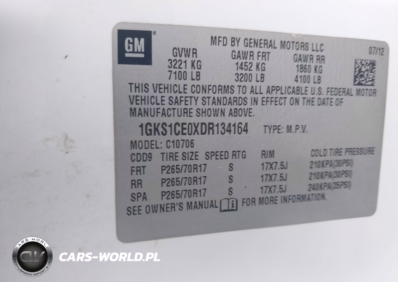 2013 GMC Yukon Slt VIN:1GKS1CE0XDR134164 - 9