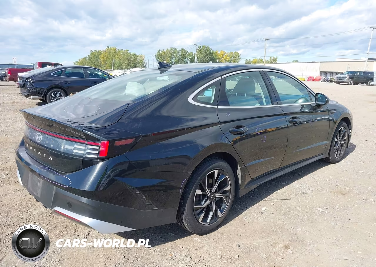2025 Hyundai Sonata Sel VIN:KMHL64JA7SA436783 - 4