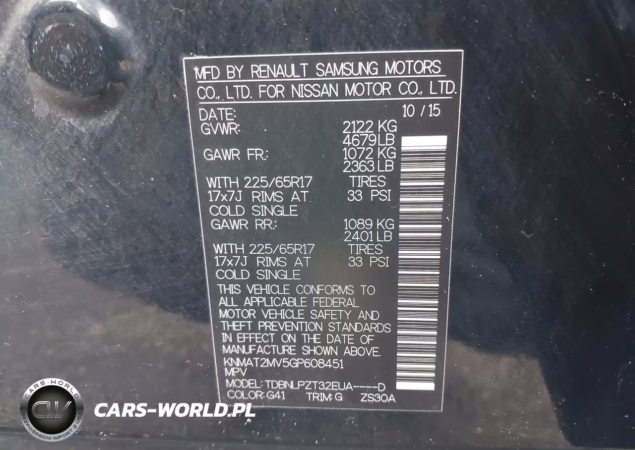 2016 Nissan Rogue S VIN:KNMAT2MV5GP608451 - 9