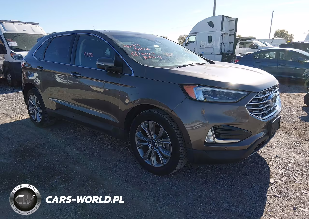 2019 Ford Edge Titanium VIN:2FMPK4K97KBB42435 - 1