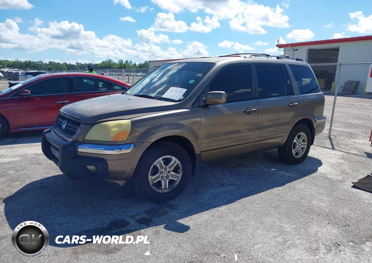 2004 Honda Pilot Ex-L VIN:2HKYF18604H531868 - 2