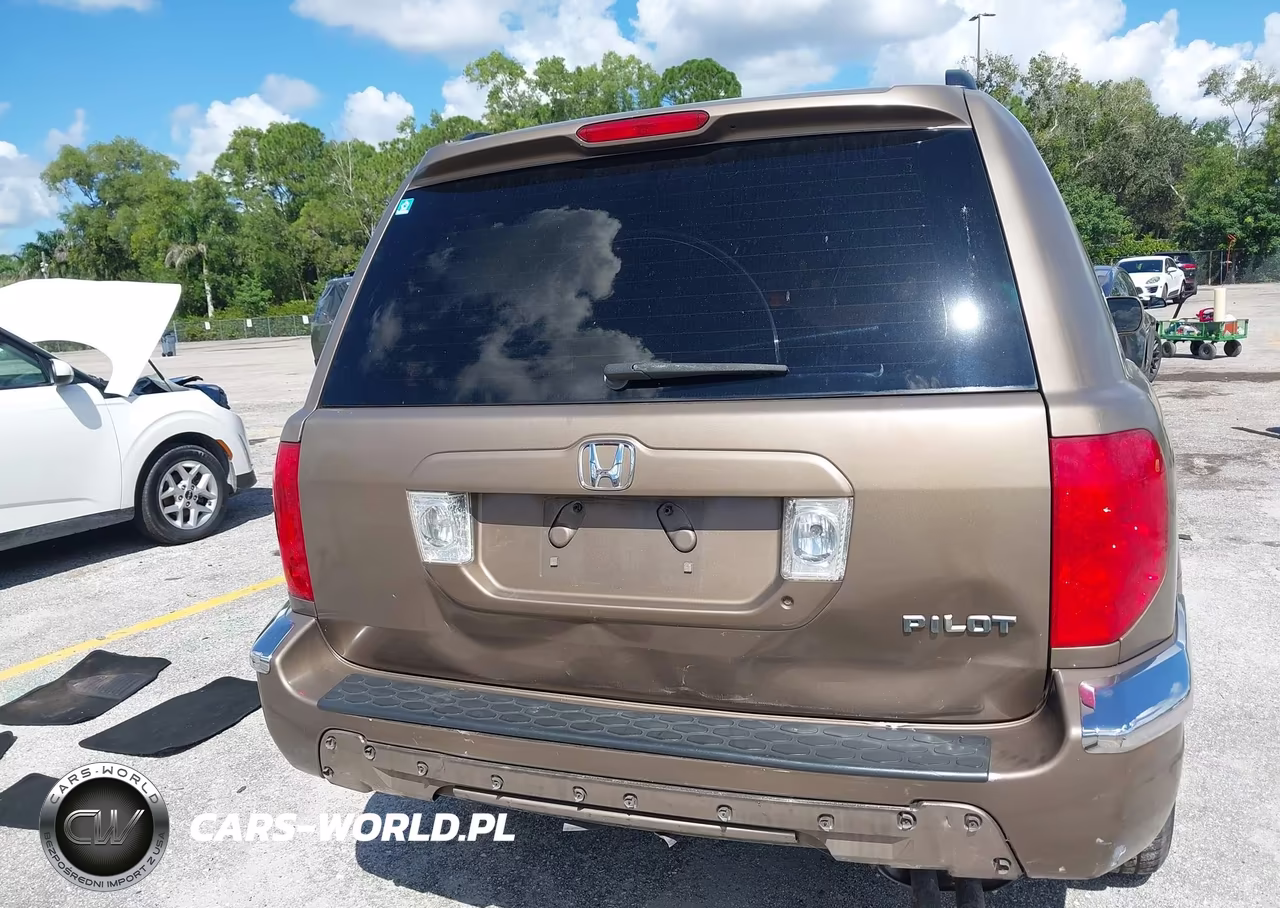 2004 Honda Pilot Ex-L VIN:2HKYF18604H531868 - 6