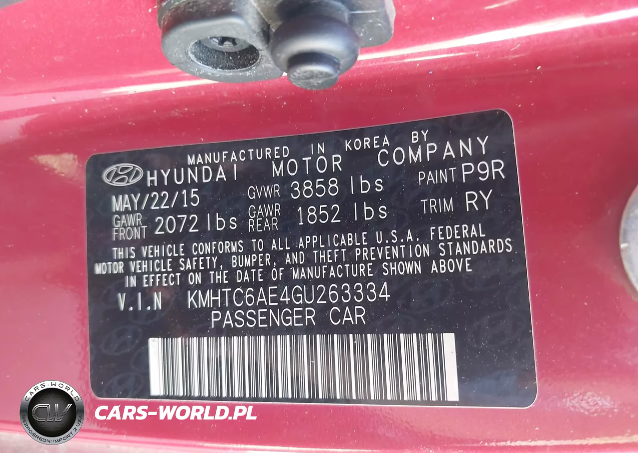 2016 Hyundai Veloster Turbo VIN:KMHTC6AE4GU263334 - 9