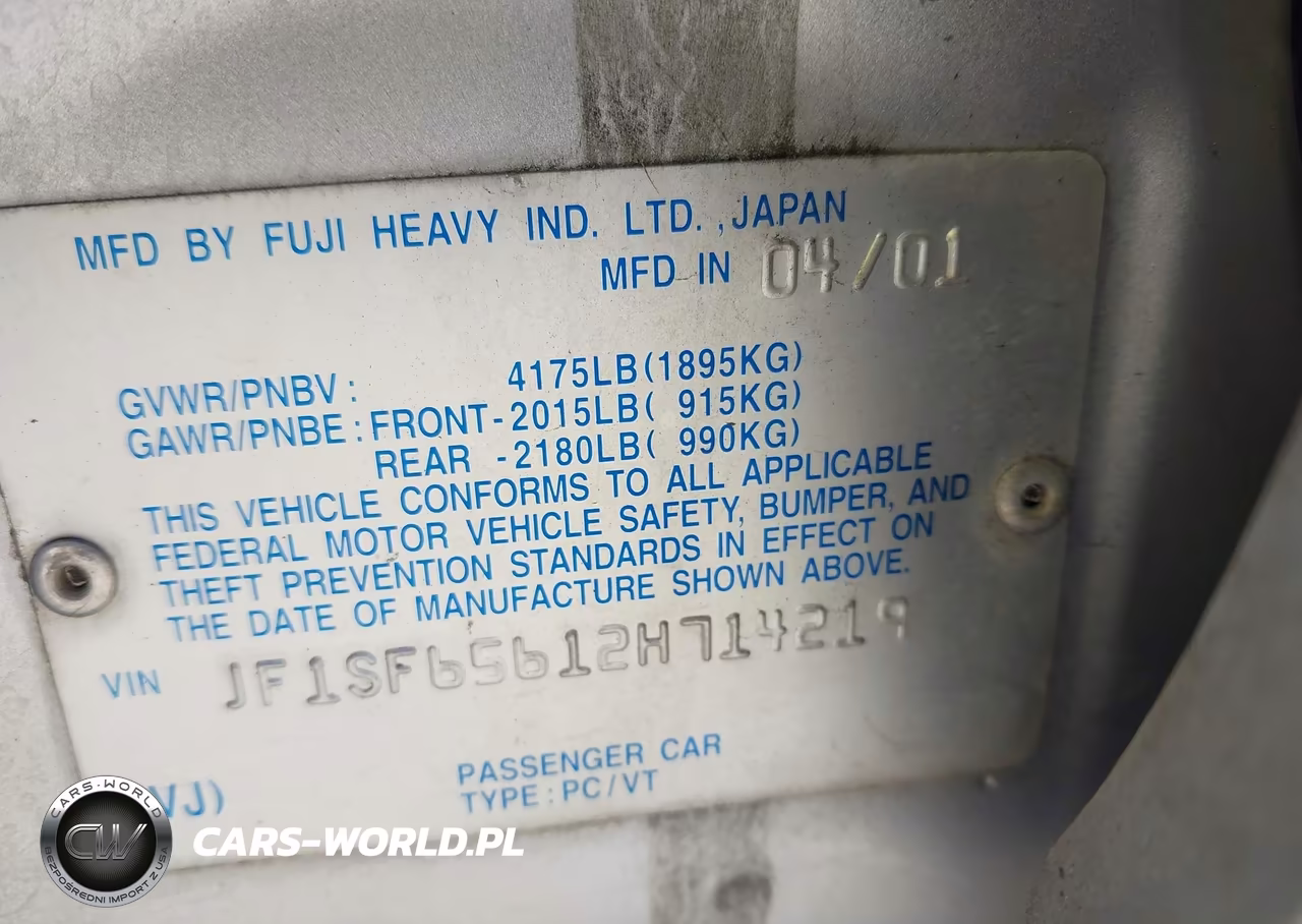 2002 Subaru Forester S VIN:JF1SF65612H714219 - 9