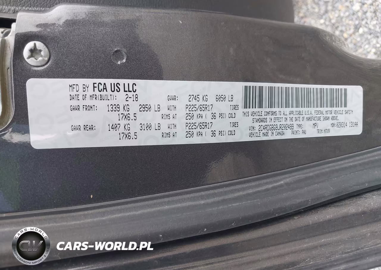 2018 Dodge Grand Caravan Se Plus VIN:2C4RDGBG9JR202499 - 9