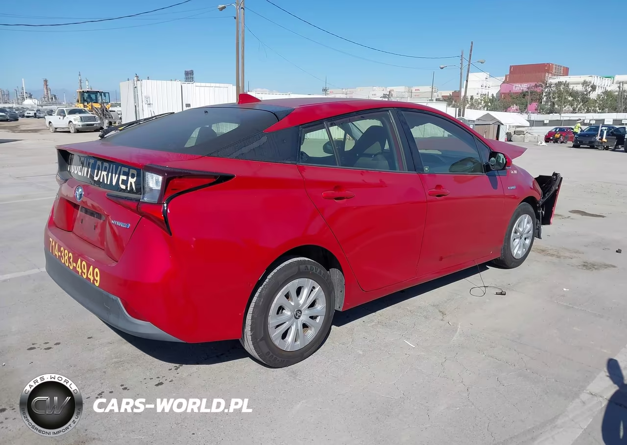 2019 Toyota Prius Le VIN:JTDKARFU3K3076222 - 4