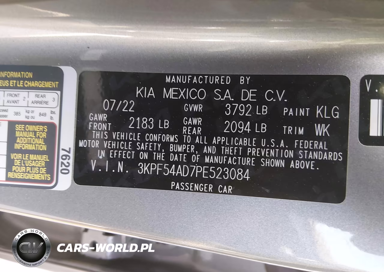 2023 Kia Forte Gt-Line VIN:3KPF54AD7PE523084 - 9