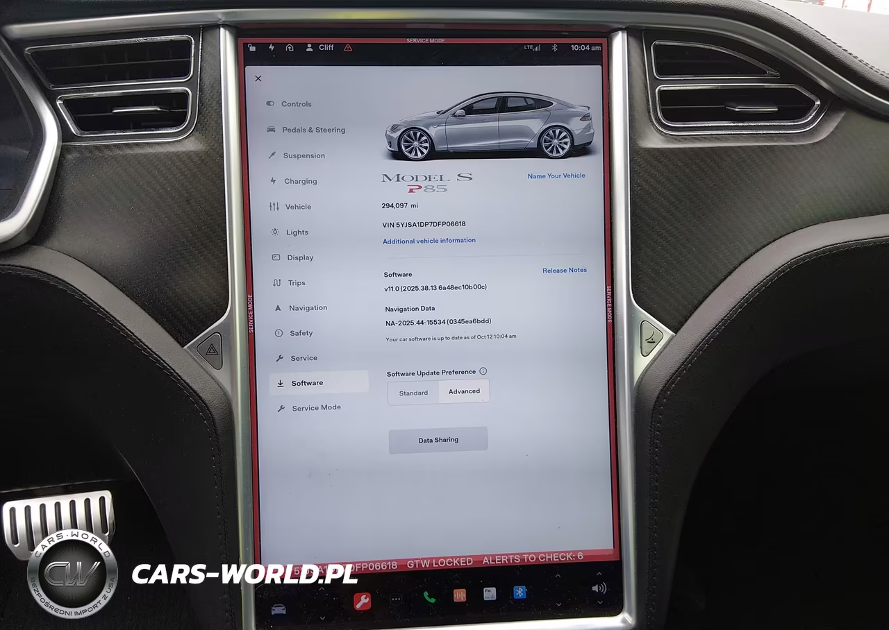 2013 Tesla Model S Performance VIN:5YJSA1DP7DFP06618 - 7