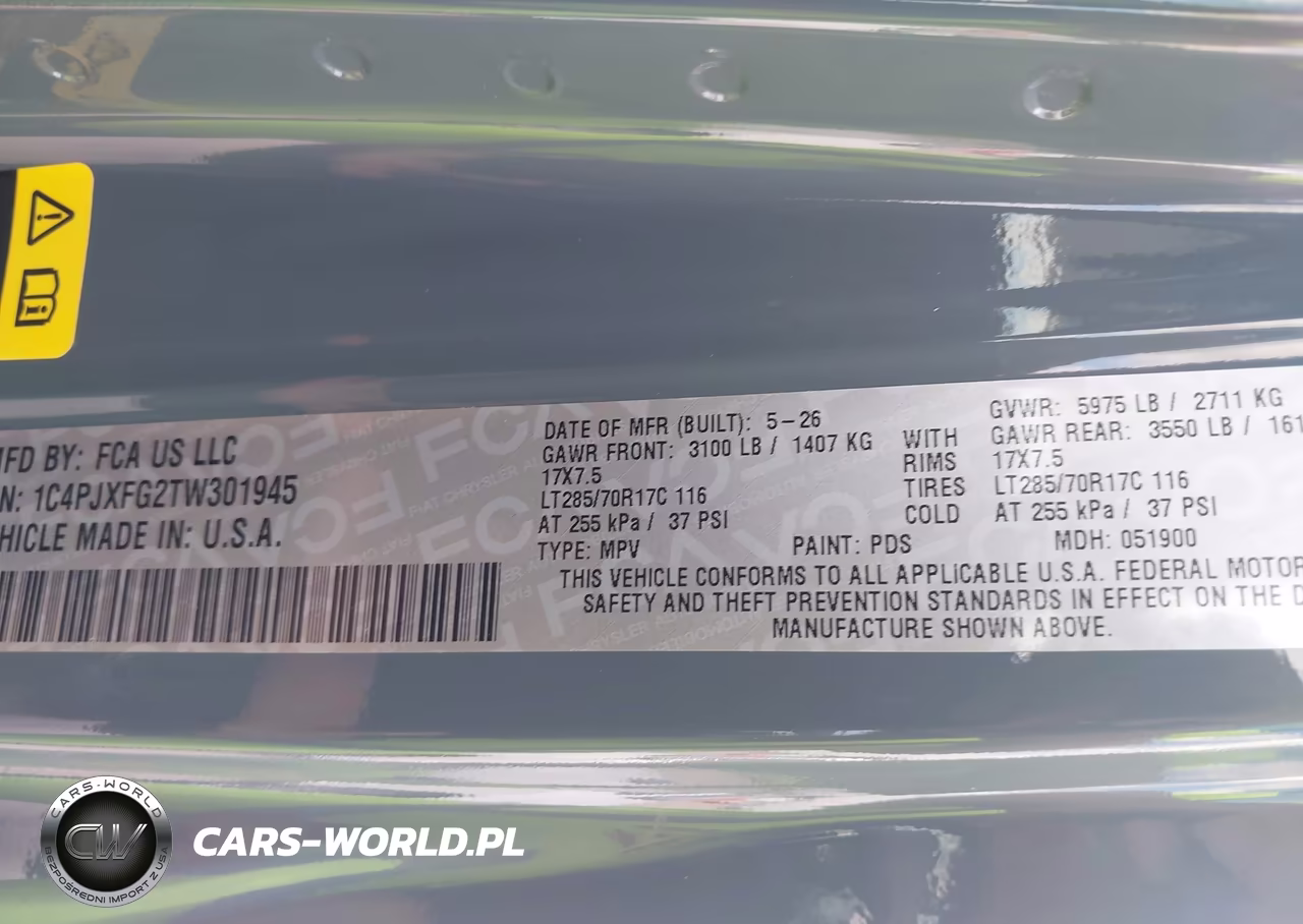 2026 Jeep Wrangler Rubicon 4X4 VIN:1C4PJXFG2TW301945 - 9