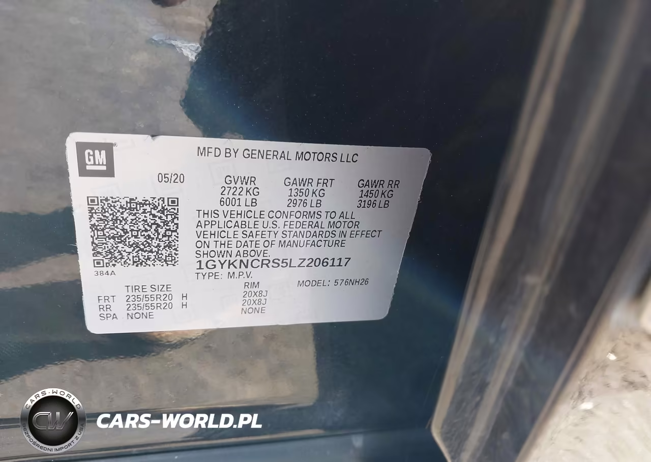 2020 Cadillac Xt5 Fwd Premium Luxury VIN:1GYKNCRS5LZ206117 - 9
