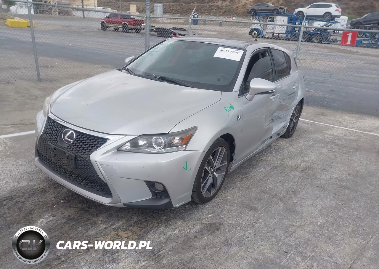 2015 Lexus Ct 200H VIN:JTHKD5BH5F2231615 - 2