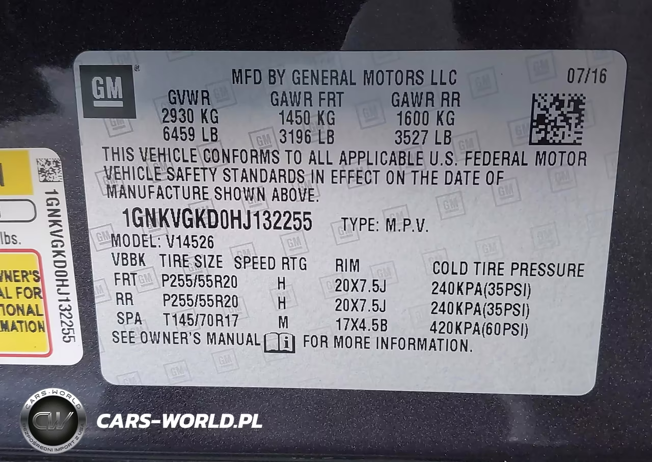 2017 Chevrolet Traverse 1Lt VIN:1GNKVGKD0HJ132255 - 9