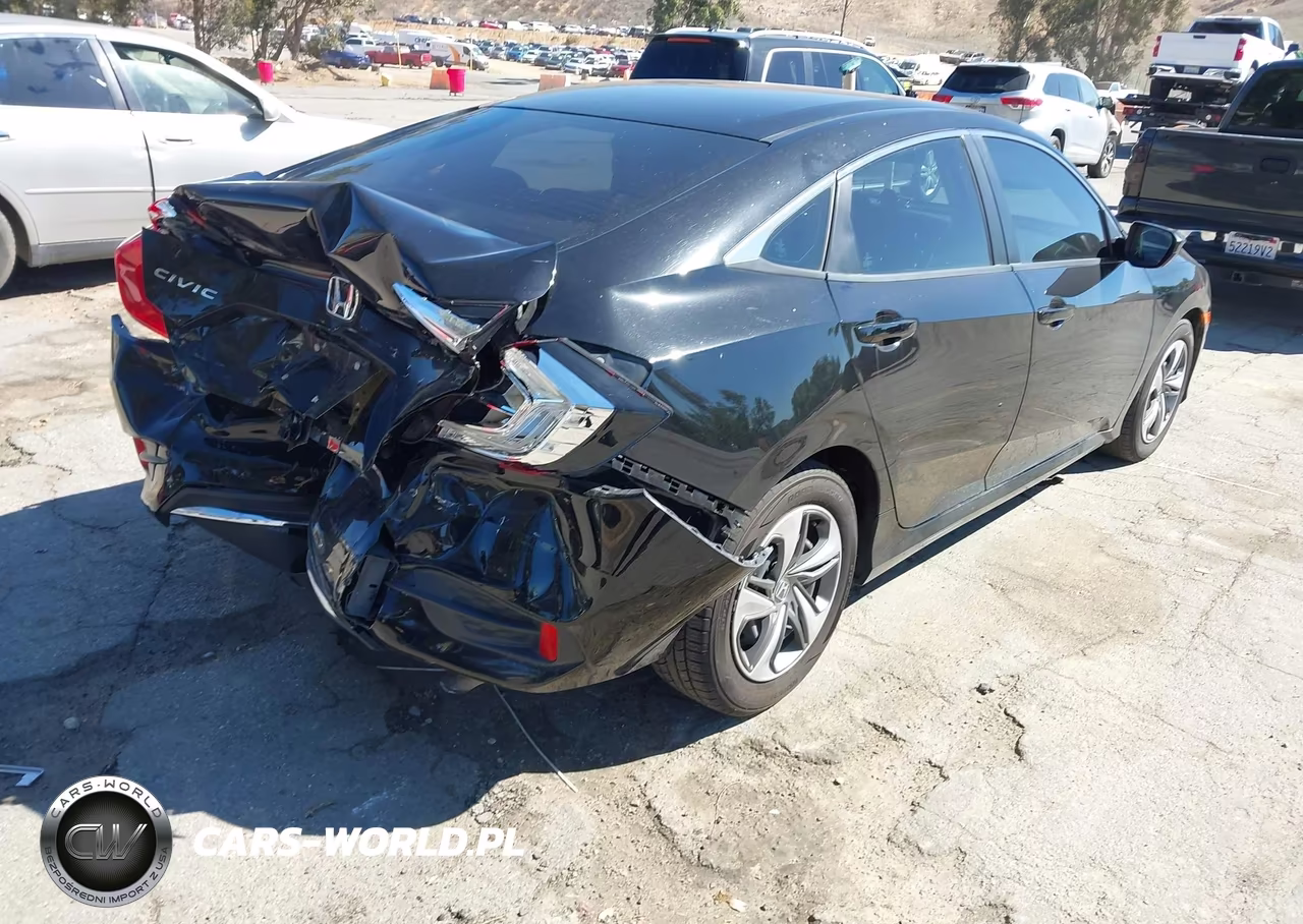 2019 Honda Civic Lx VIN:2HGFC2F67KH525453 - 4