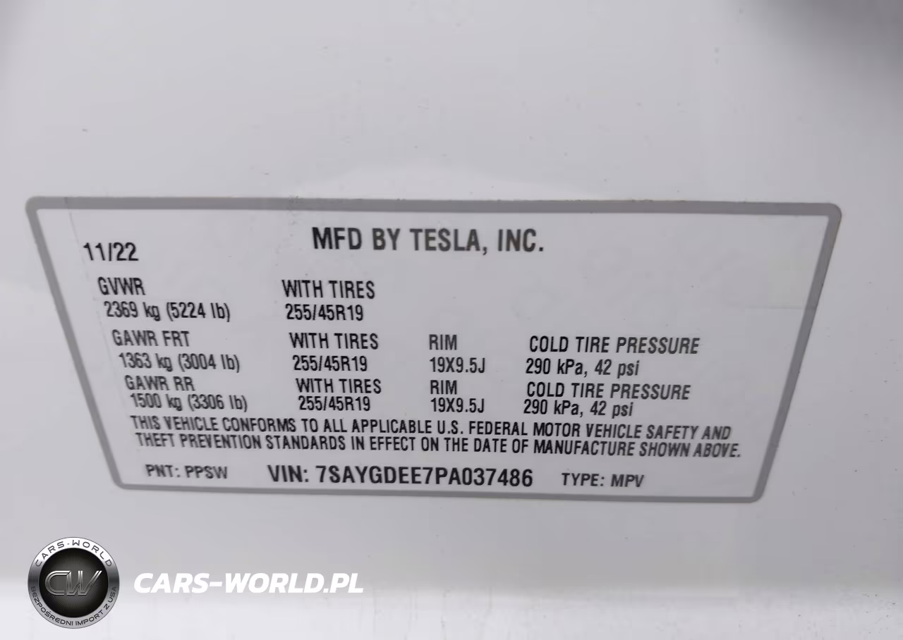2023 Tesla Model Y Awd-Long Range Dual Motor All-Wheel Drive VIN:7SAYGDEE7PA037486 - 9