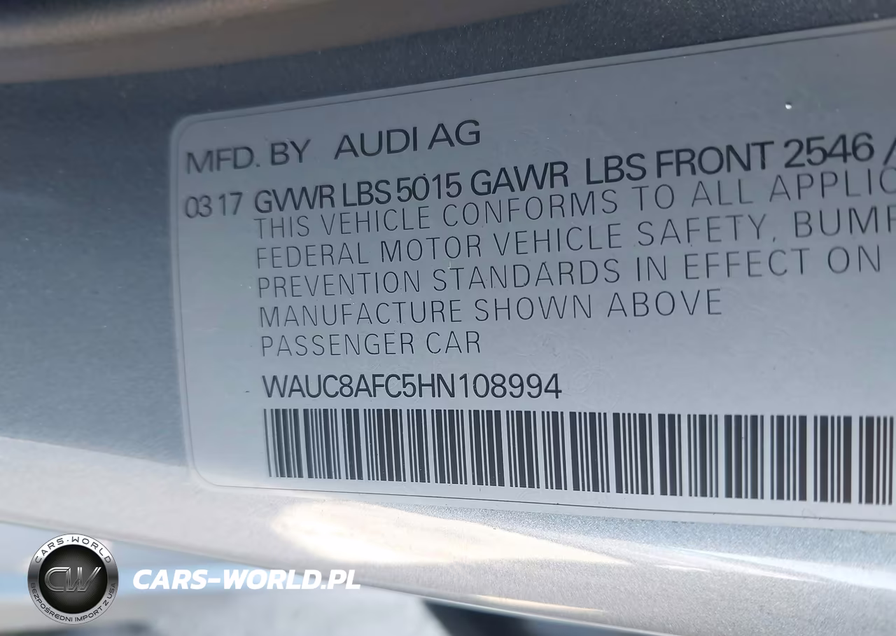 2017 Audi A6 2.0T Premium VIN:WAUC8AFC5HN108994 - 9