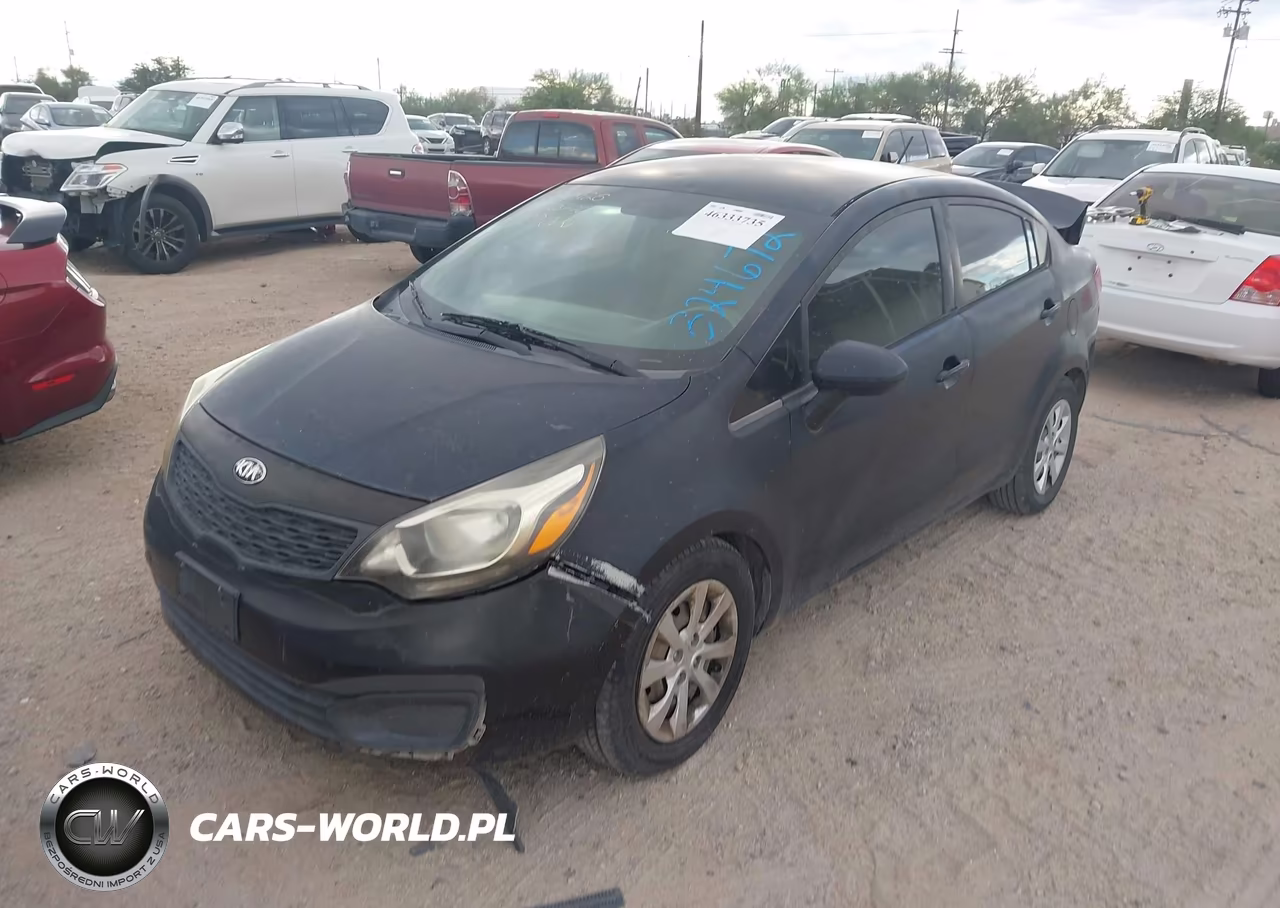 2014 Kia Rio Lx VIN:KNADM4A32E6324672 - 2