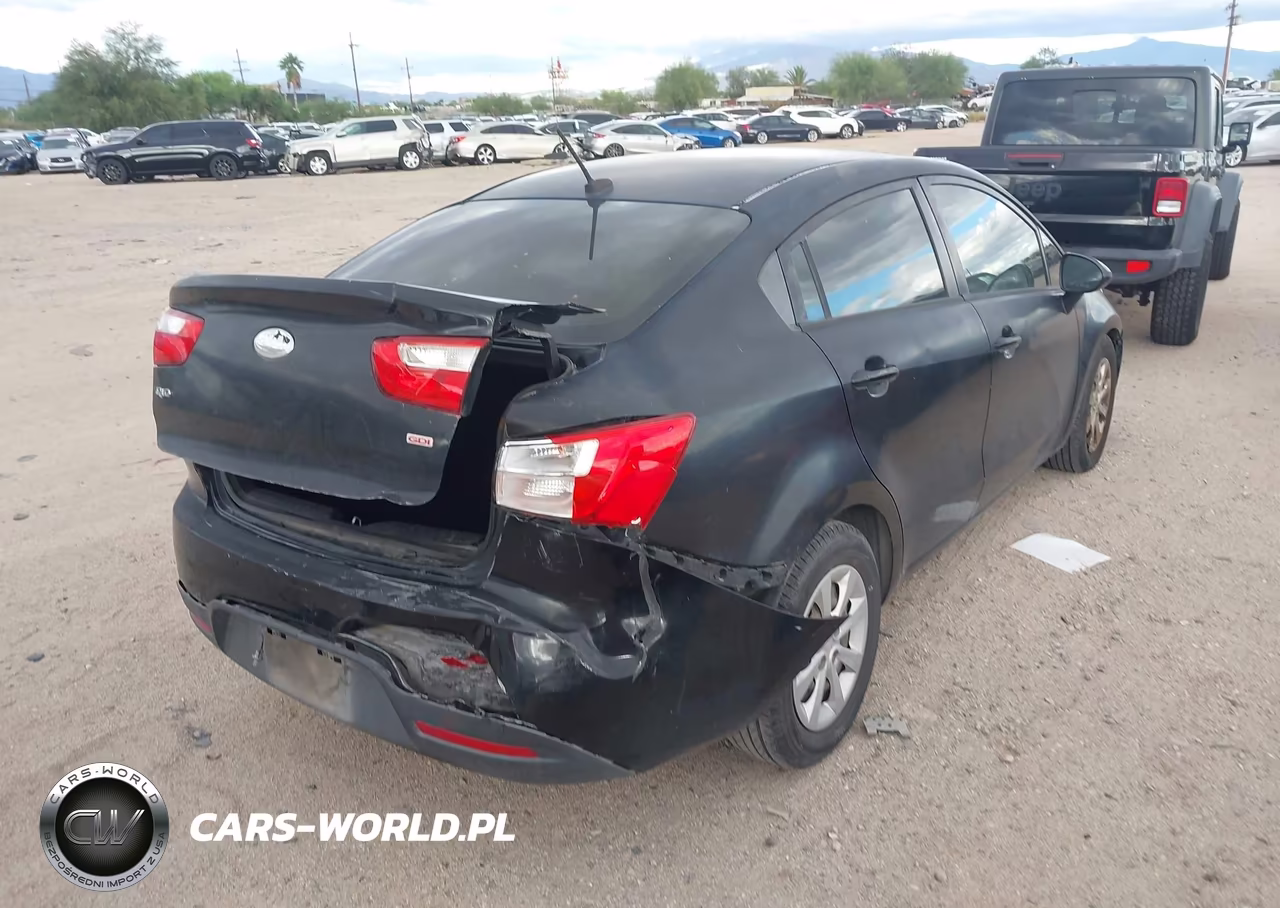 2014 Kia Rio Lx VIN:KNADM4A32E6324672 - 4