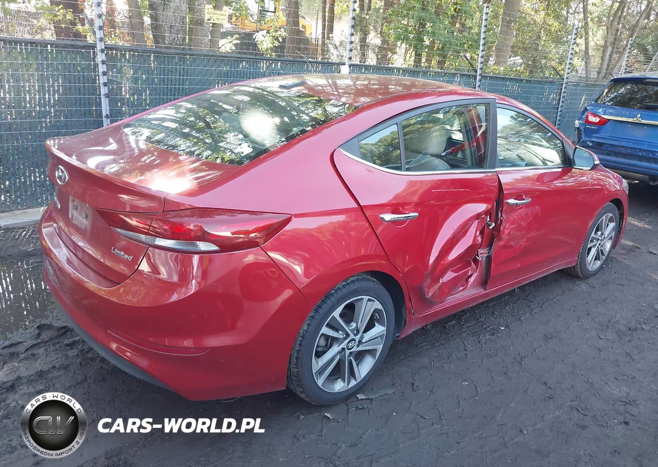 2017 Hyundai Elantra Limited VIN:5NPD84LF2HH055906 - 4