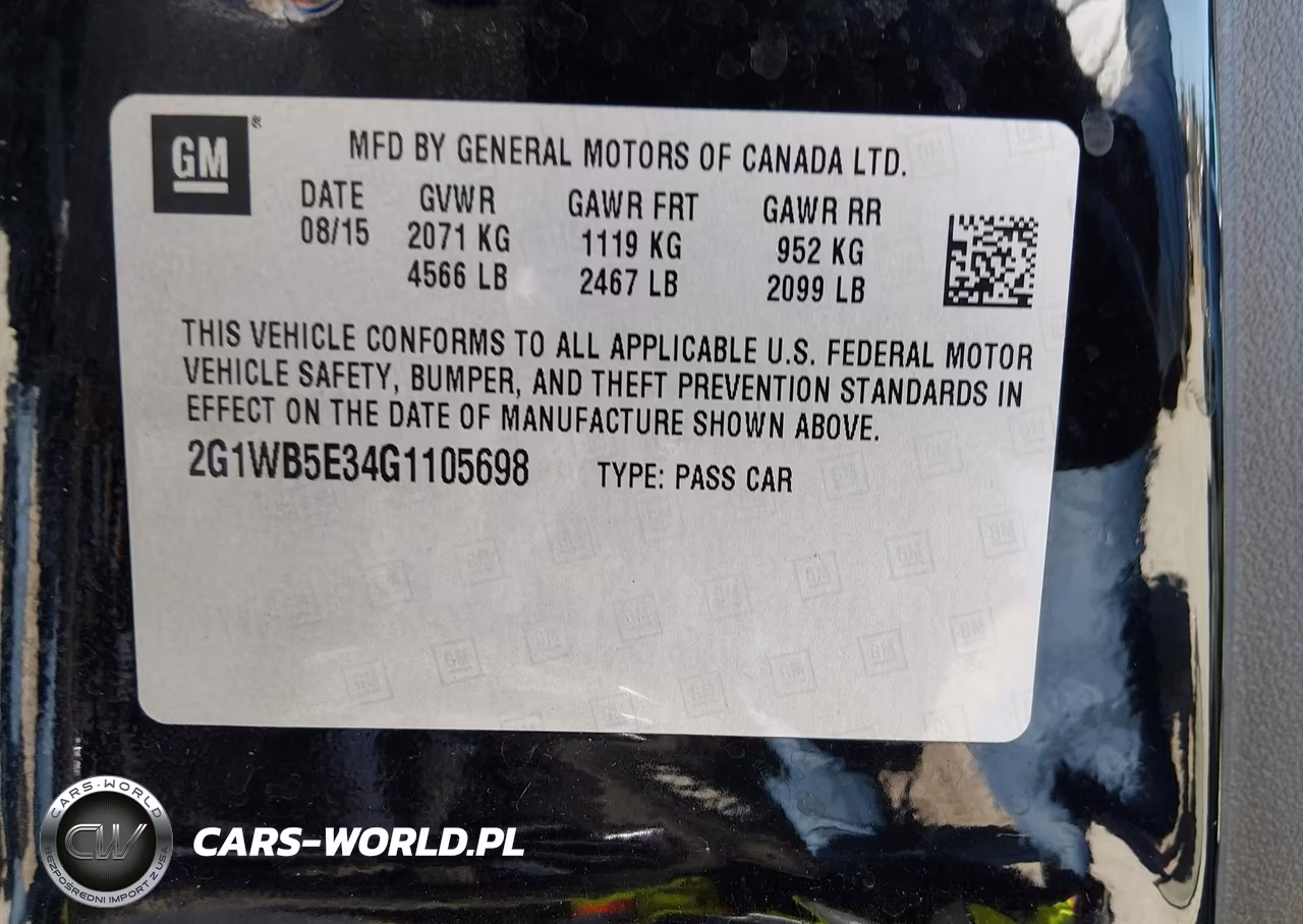 2016 Chevrolet Impala Limited Lt VIN:2G1WB5E34G1105698 - 9