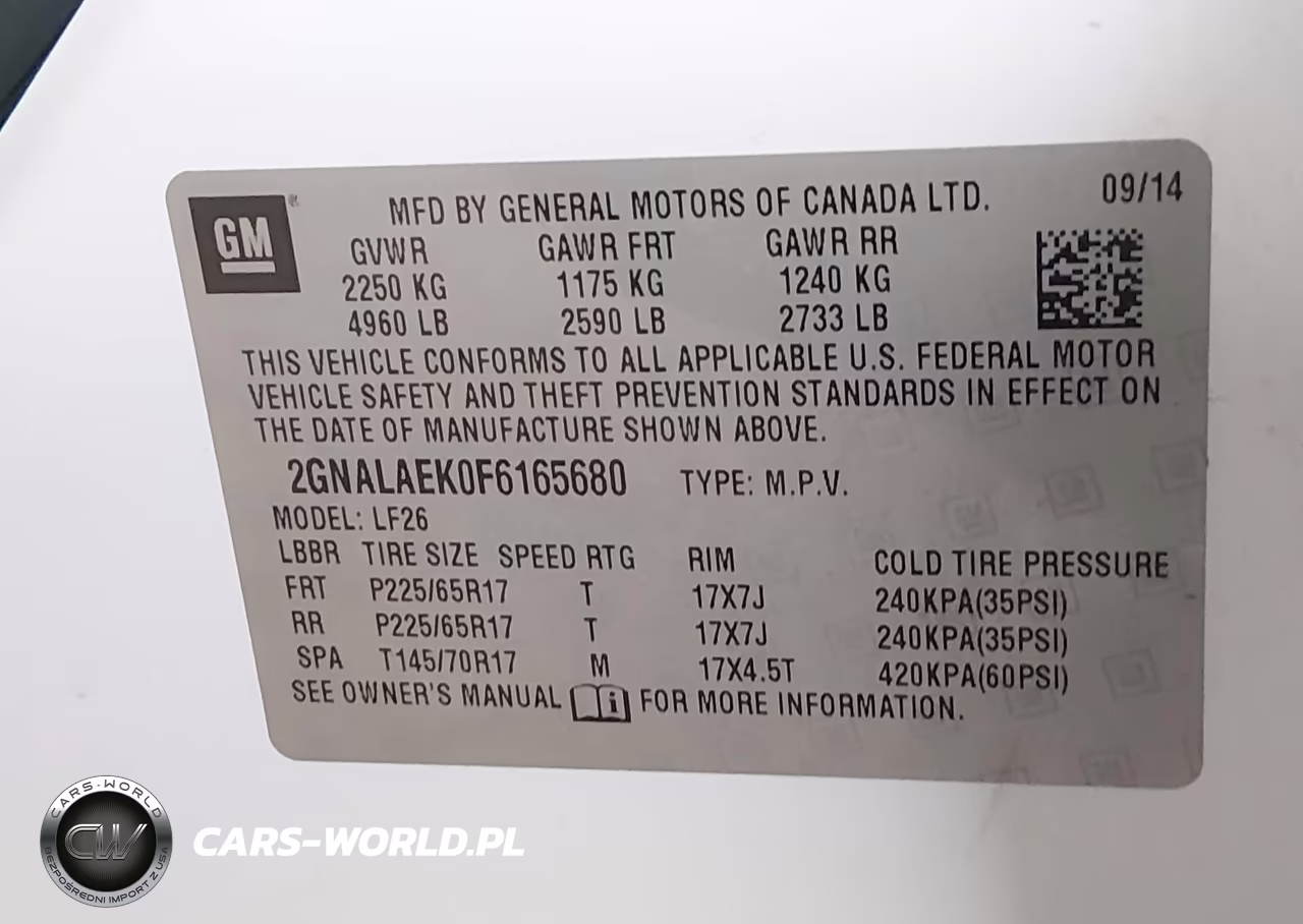 2015 Chevrolet Equinox Ls VIN:2GNALAEK0F6165680 - 9